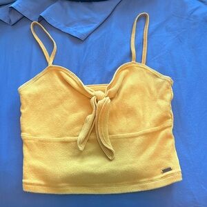 Hollister yellow tank top
